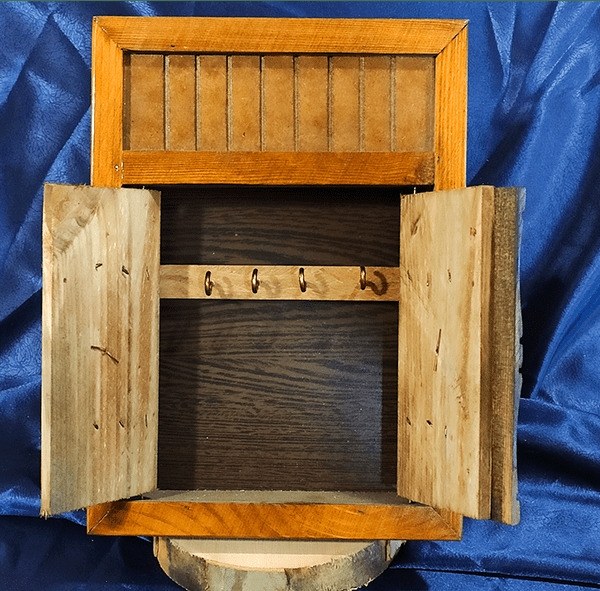 Wooden Box Keychain - 2