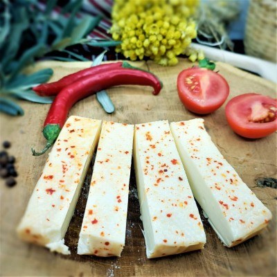Whole Fat Halloumi Cheese with Pepper (500 Gr) - 2
