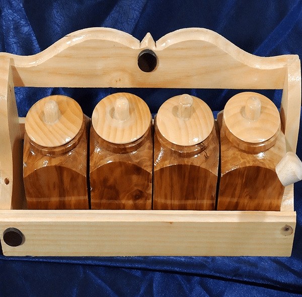 Wooden Spice Rack - 1